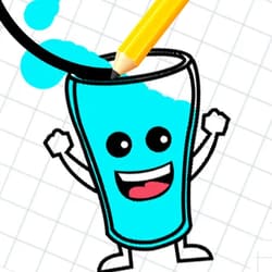 Happy Glass: Physics Draw